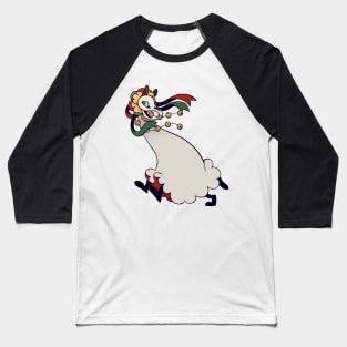 Mari Lwyd Baseball T-Shirt